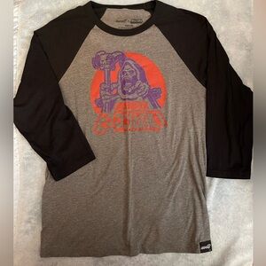 Super7 Masters Of The Universe SKELETOR Japanese 3/4 Sleeve Baseball Tee MOTU